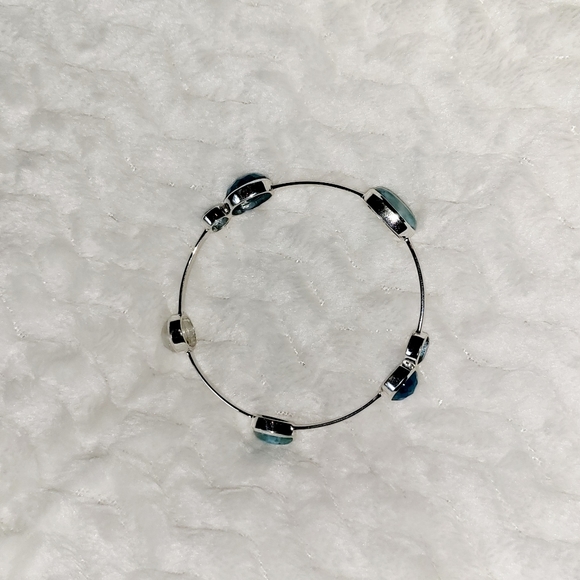 Stackable Multistone Bangle - Picture 4 of 5